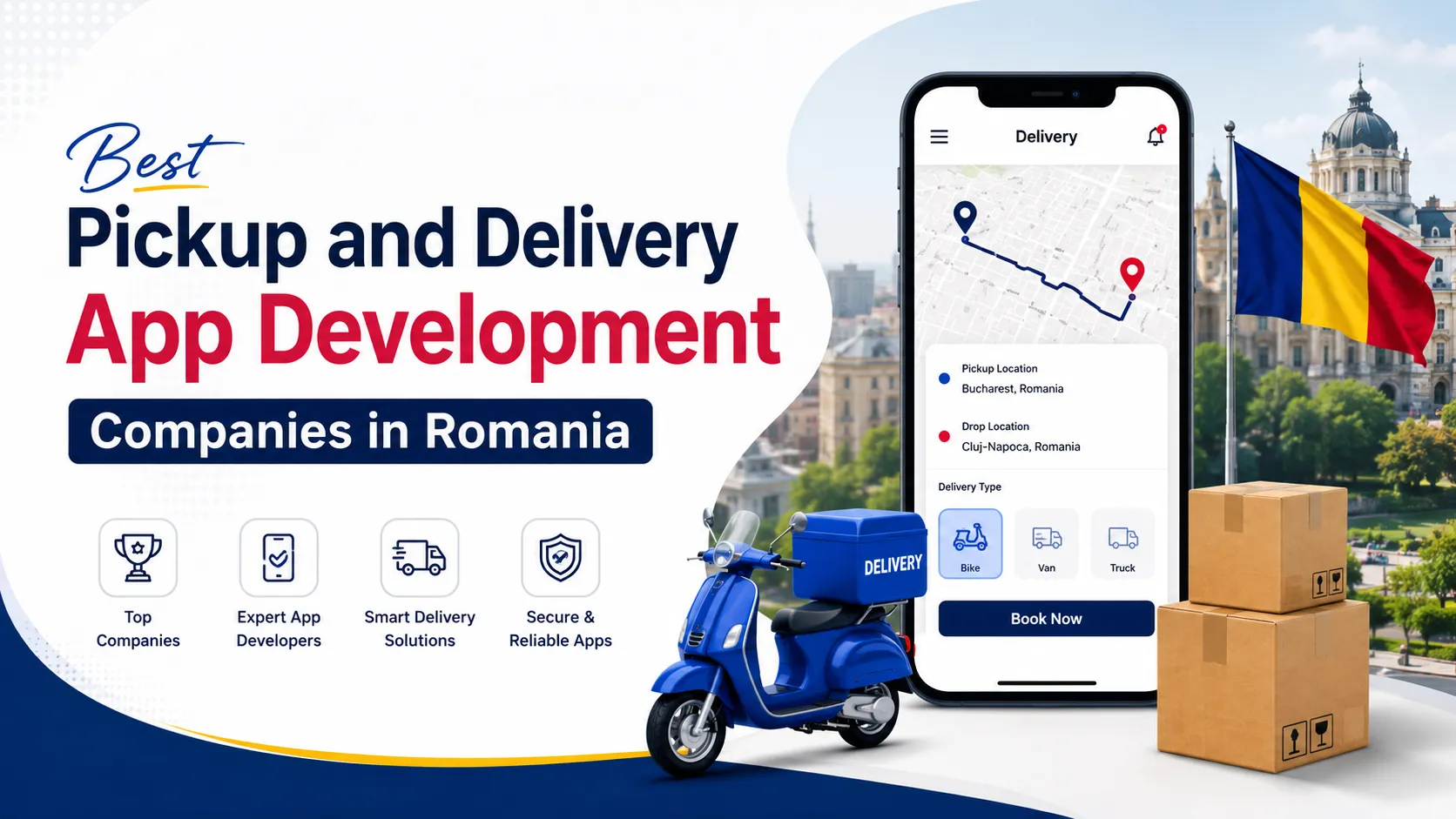 Best Pickup and Delivery App Development Companies in Romania