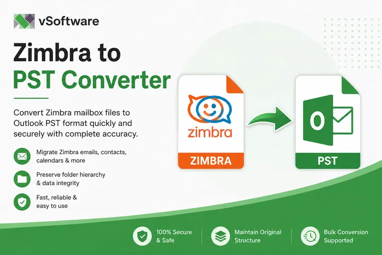 Zimbra to PST Conversion for Large Mailboxes