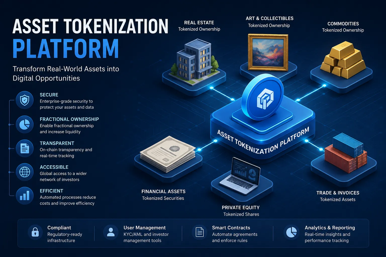 Asset Tokenization Platform for Transforming Real World Assets into Digital Opportunities