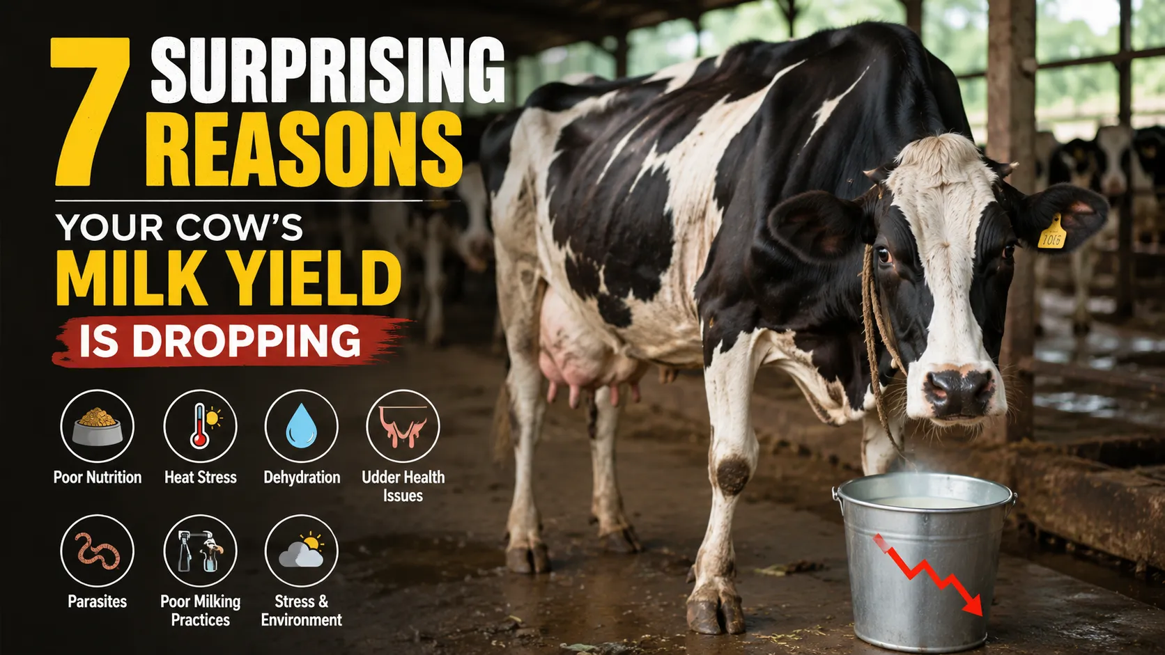 7 Surprising Reasons Your Cow's Milk Yield Is Dropping