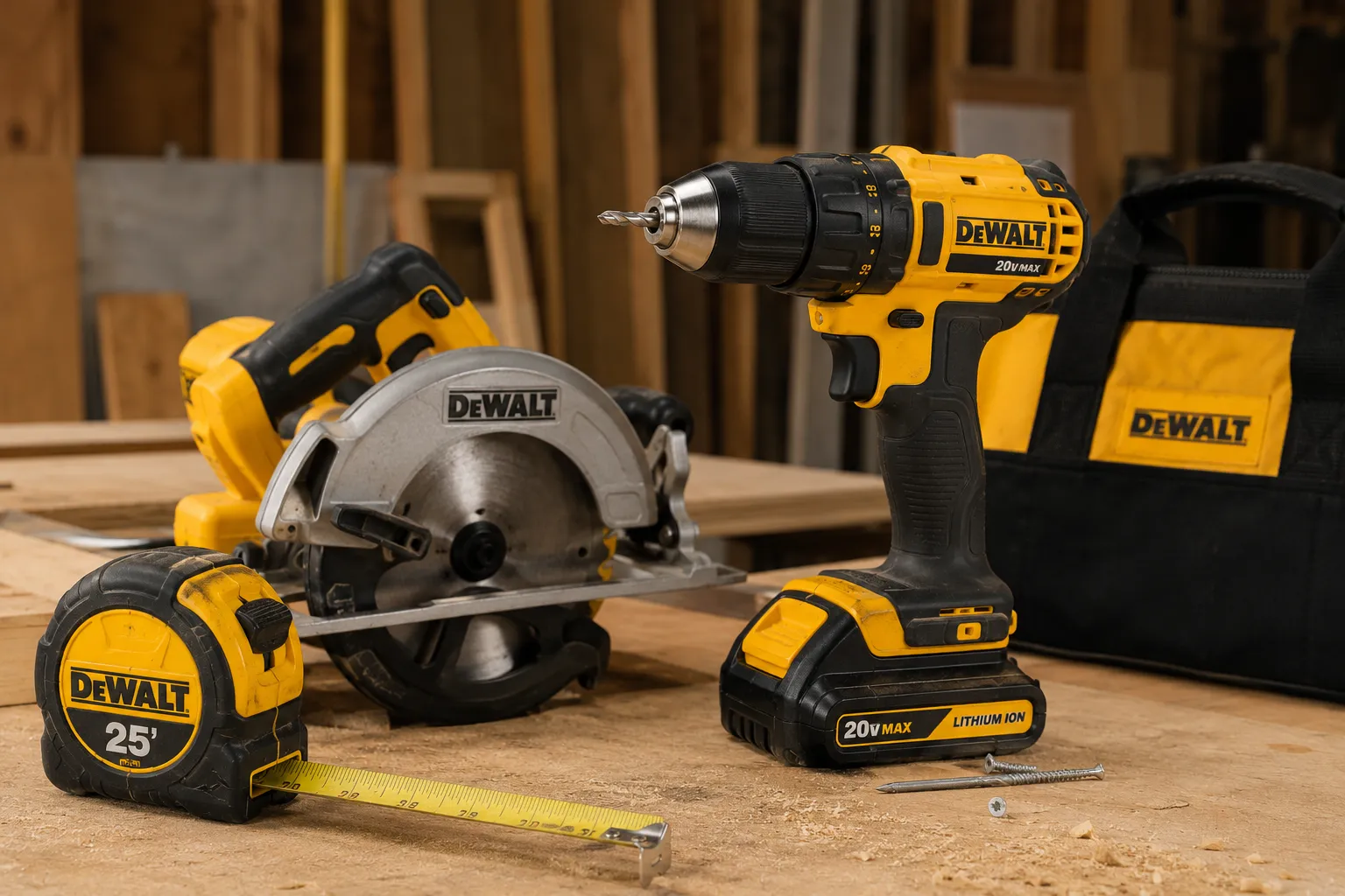 How the Right DeWalt Power Tools Can Improve Productivity on the Job