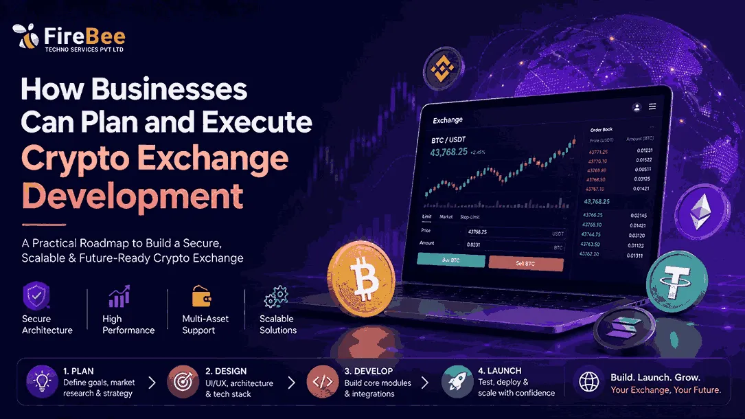 How Businesses Can Plan and Execute Crypto Exchange Development