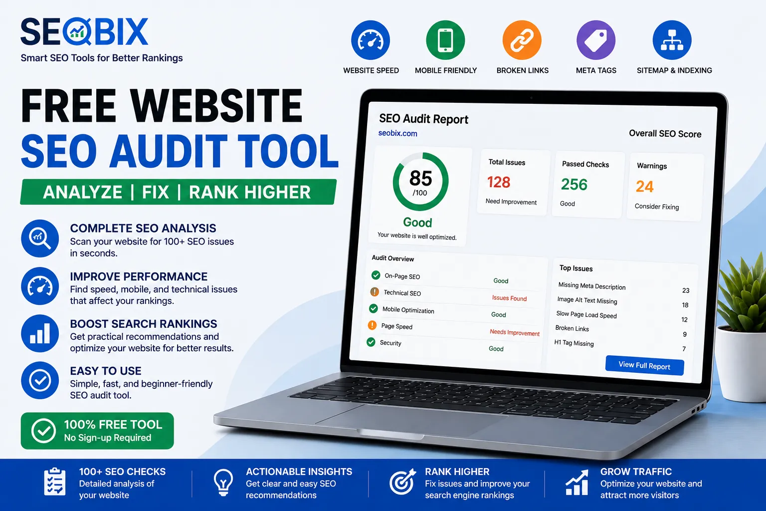 Find Problems and Improve Your Search Performance with Website SEO Checker