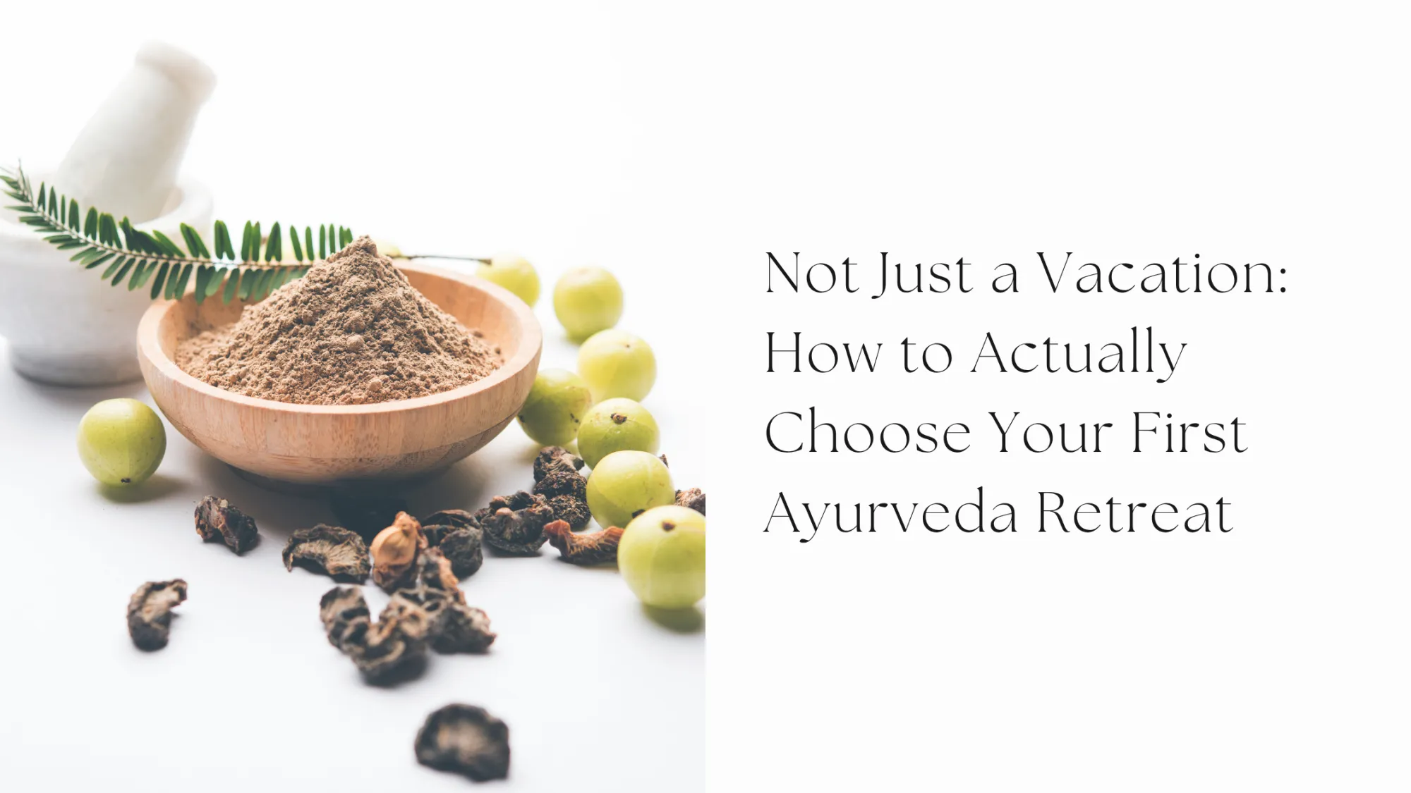 Not Just a Vacation: How to Actually Choose Your First Ayurveda Retreat