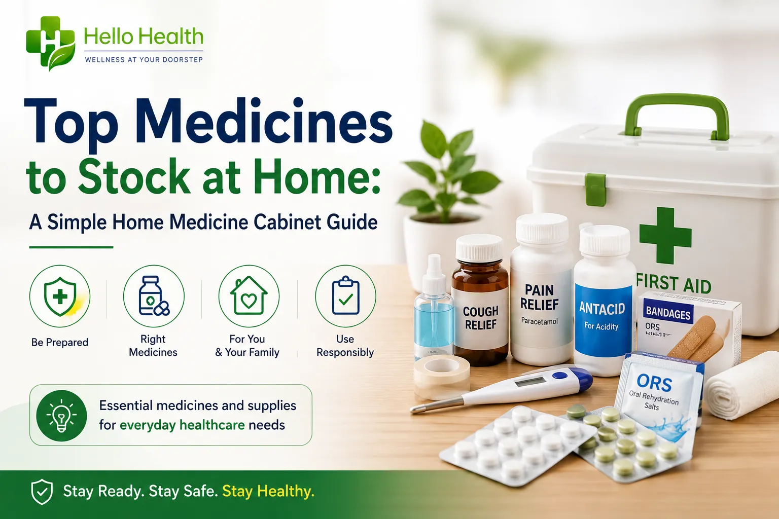 Top Medicines to Stock at Home: A Simple Home Medicine Cabinet Guide