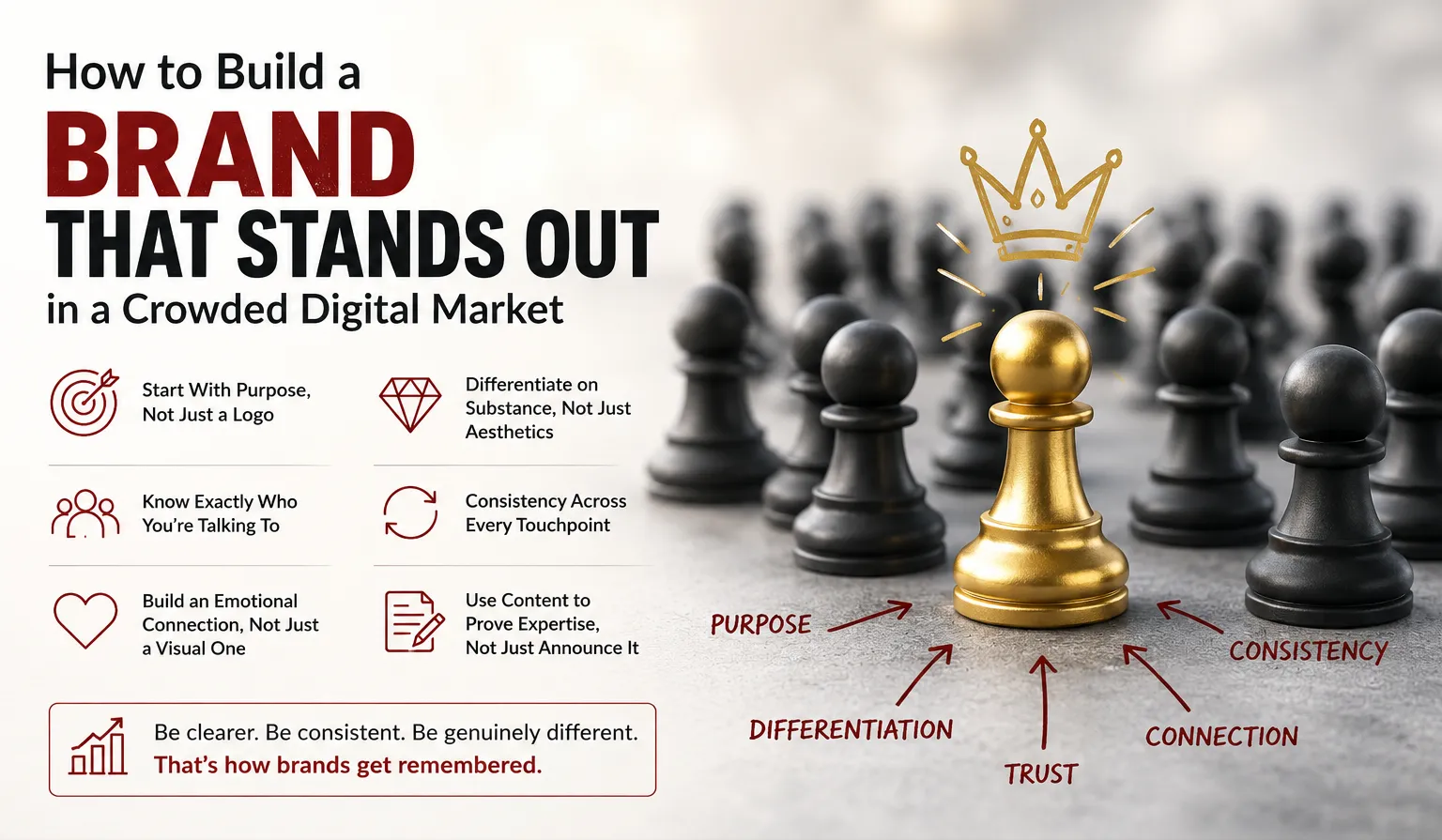 How to Build a Brand That Stands Out in a Crowded Digital Market