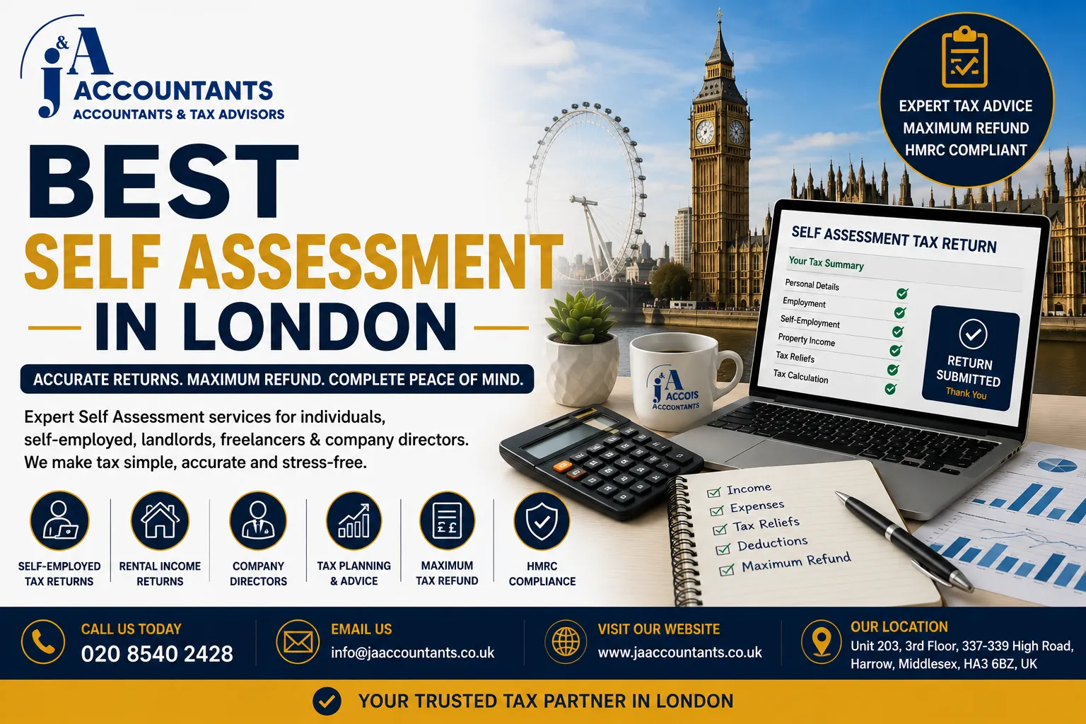 Best Self Assessment in London: A Complete Guide to Professional Tax Return Support