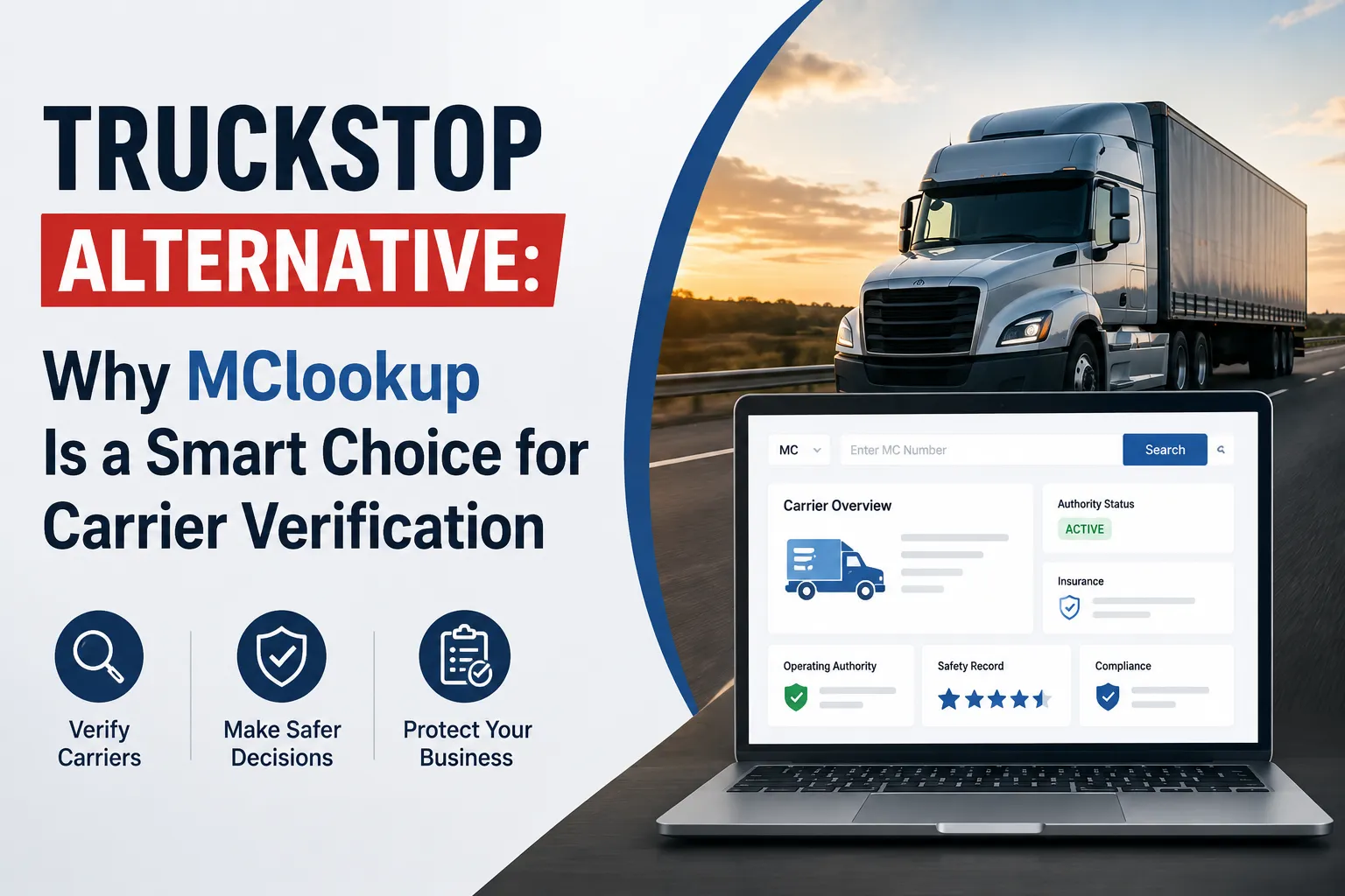 Truckstop Alternative: Why MClookup Is a Smart Choice for Carrier Verification