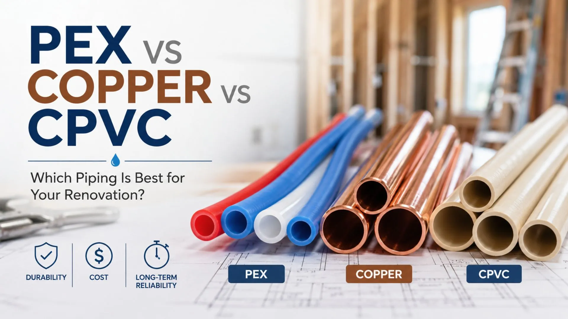 PEX vs. Copper: Which Is Better for WV Plumbing Renovations?