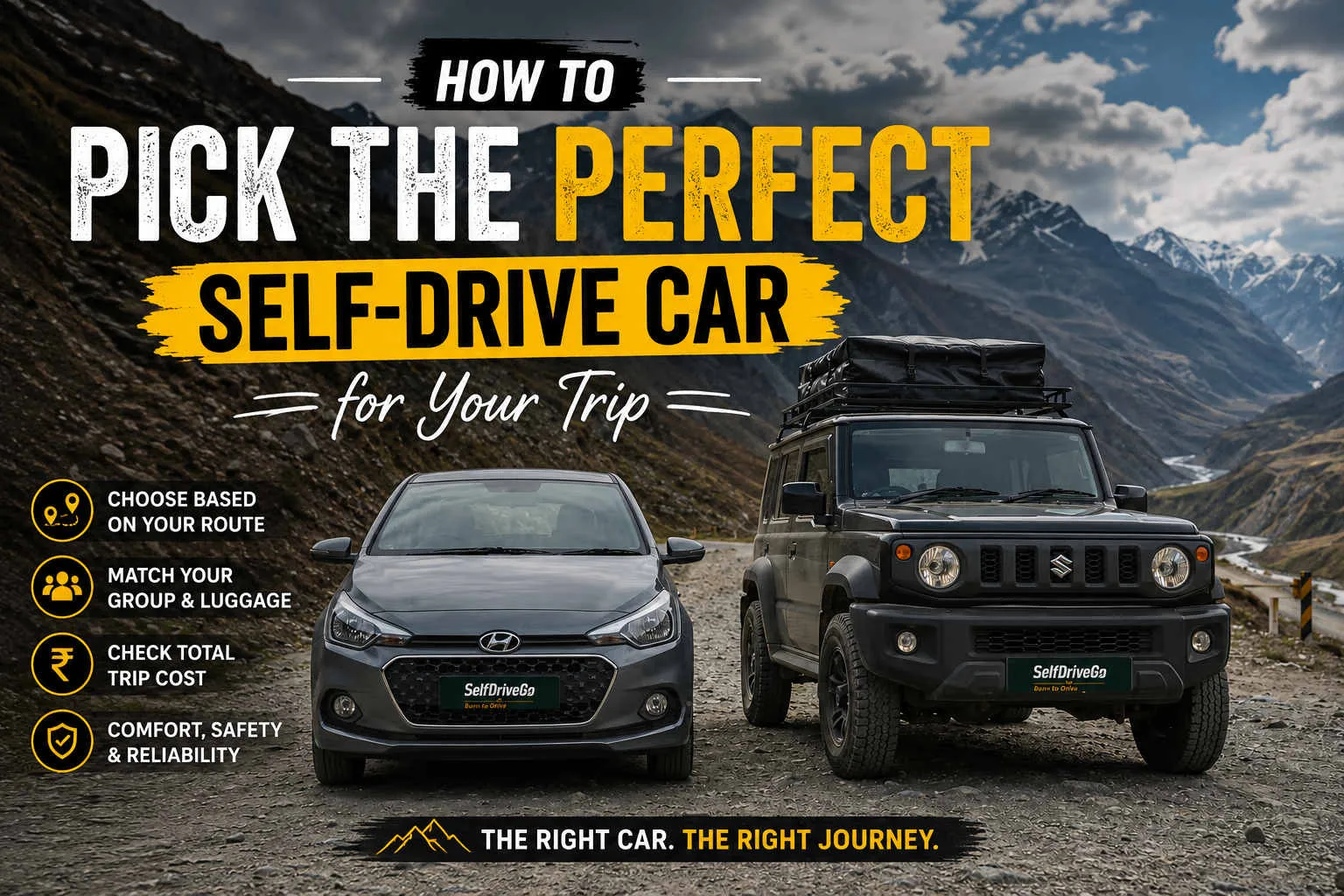 How to Pick the Perfect Self-Drive Car for Your Trip
