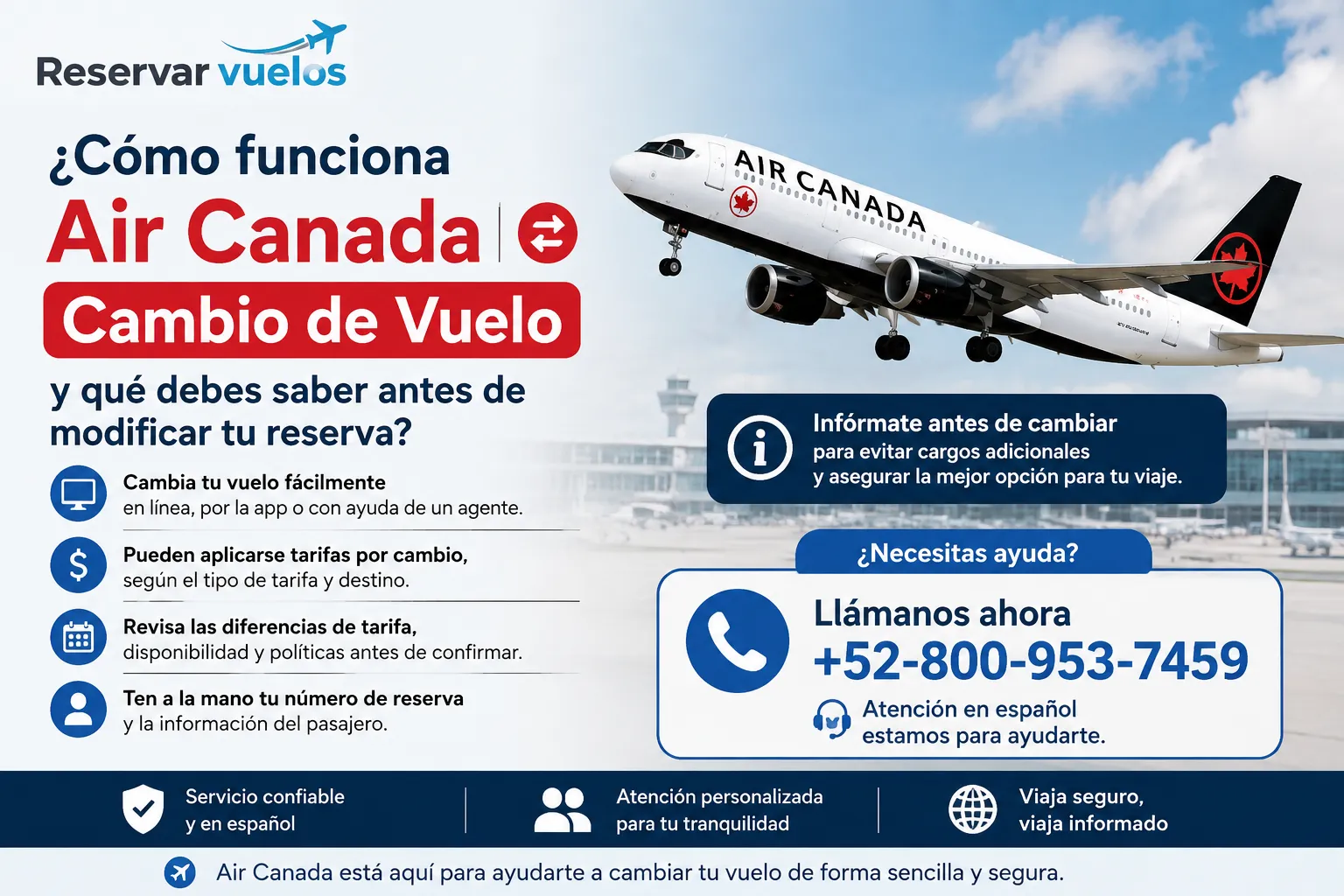 ¿Cómo funciona Air Canada Cambio de Vuelo y qué debes saber antes de modificar tu reserva?