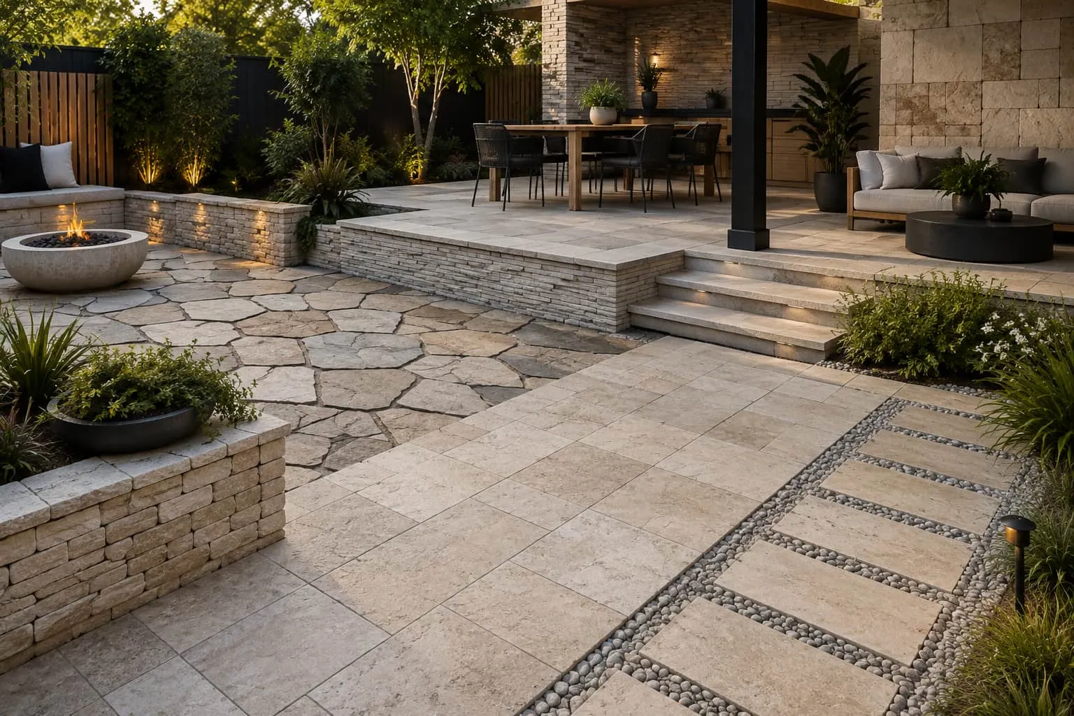 How Different Stone Formats Add Depth to Outdoor Spaces