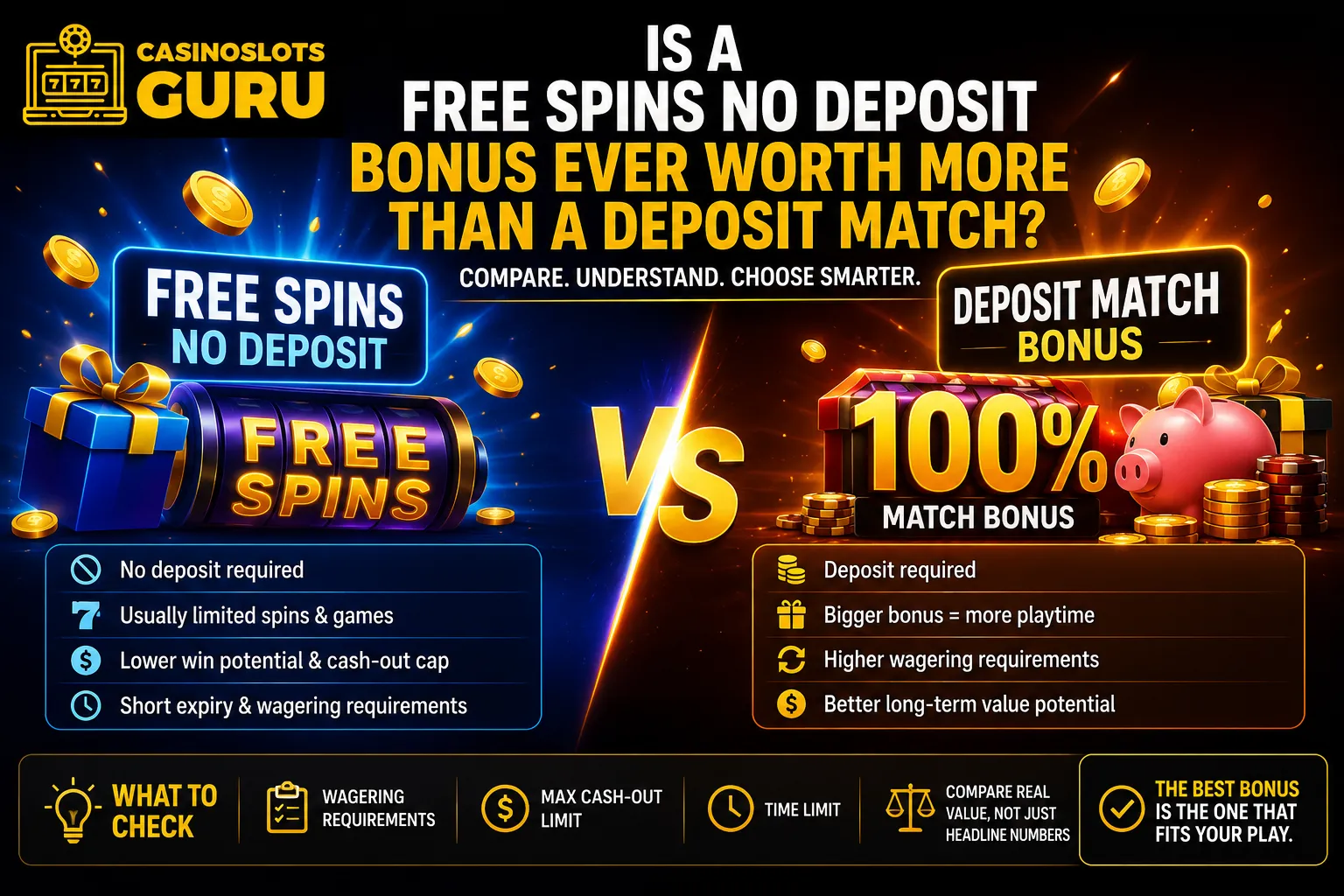 Is a Free Spins No Deposit Bonus Ever Worth More Than a Deposit Match?