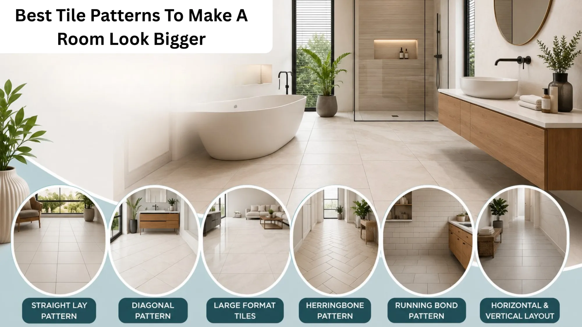 Best Tile Patterns To Make A Room Look Bigger