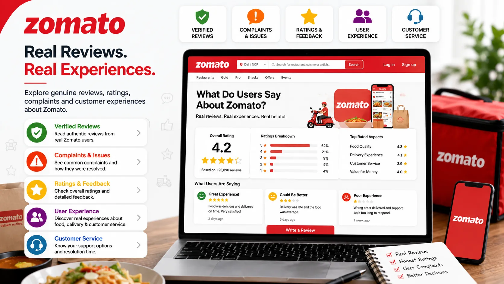 Zomato Verified Review: Complaints, Ratings, User Experience & Customer Service