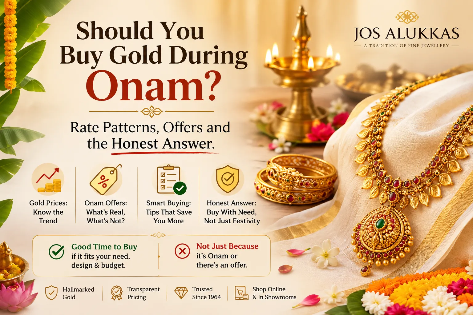 Should You Buy Gold During Onam? Rate Patterns, Offers and the Honest Answer