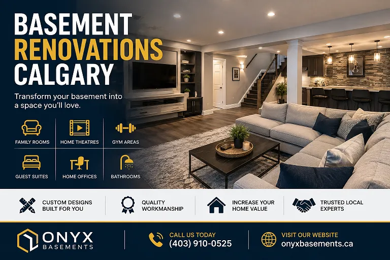 Basement Renovations Calgary: Transform Your Basement Into a Beautiful Living Space