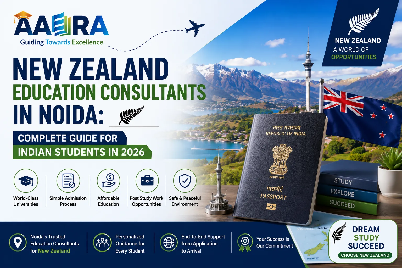 New Zealand Education Consultants in Noida: Complete Guide for Indian Students in 2026