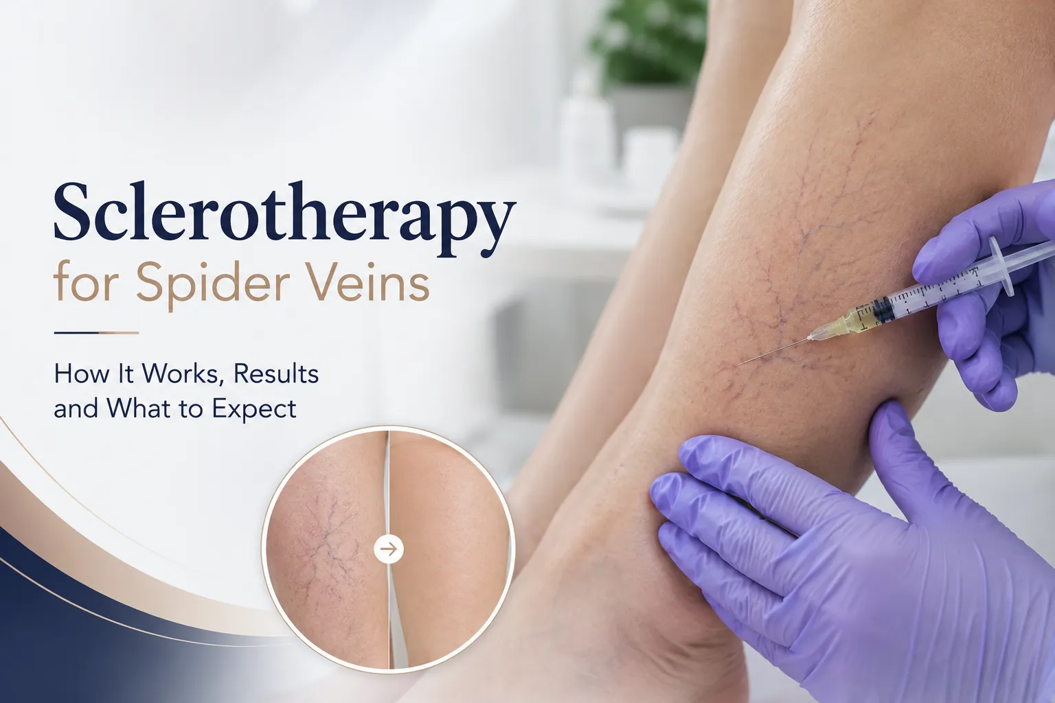 Is Sclerotherapy Effective for Spider Veins? How It Works, Results and What to Expect