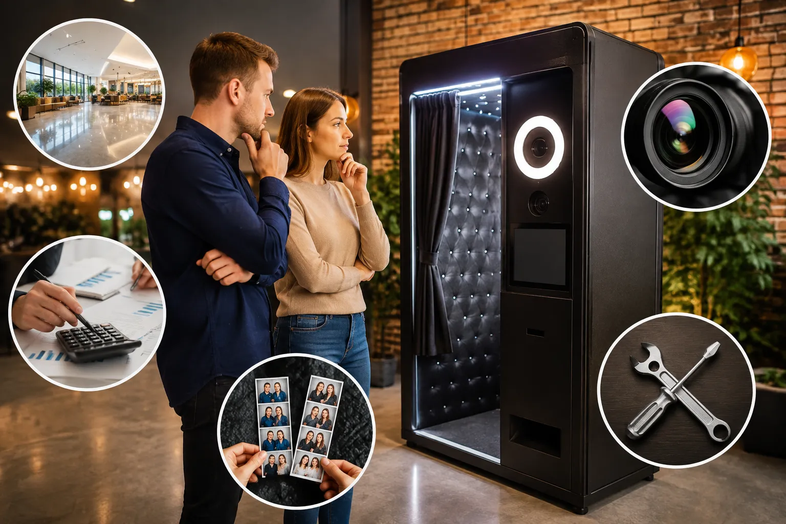 photo booth installation