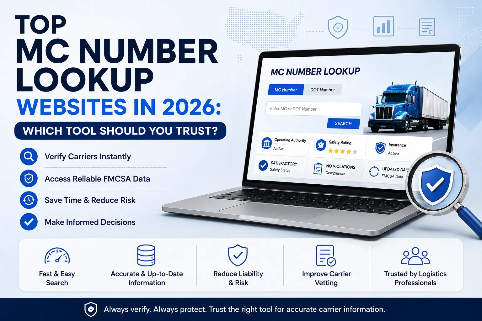 Top MC Number Lookup Websites in 2026: Which Tool Should You Trust?