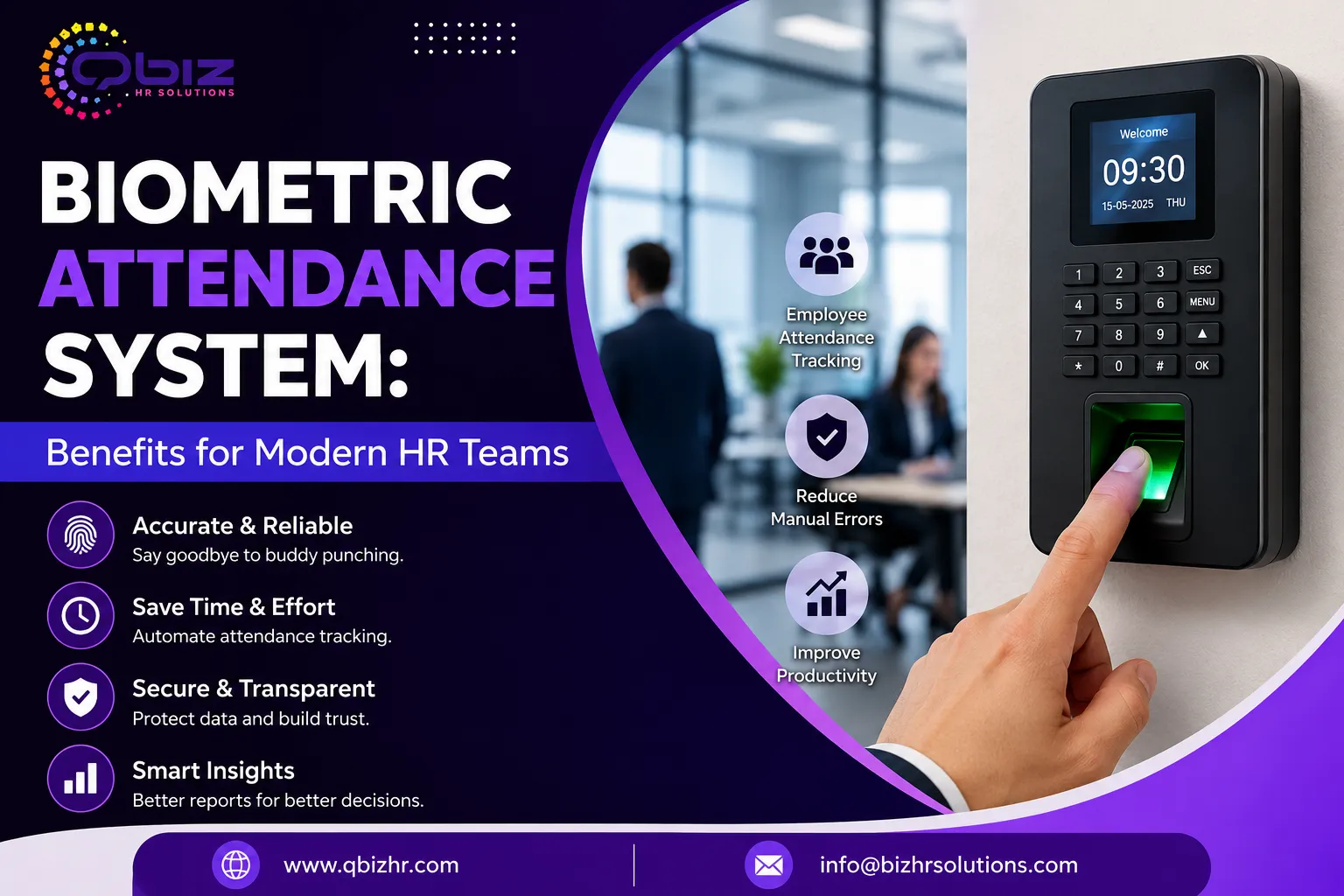 Biometric Attendance System: Benefits for Modern HR Teams
