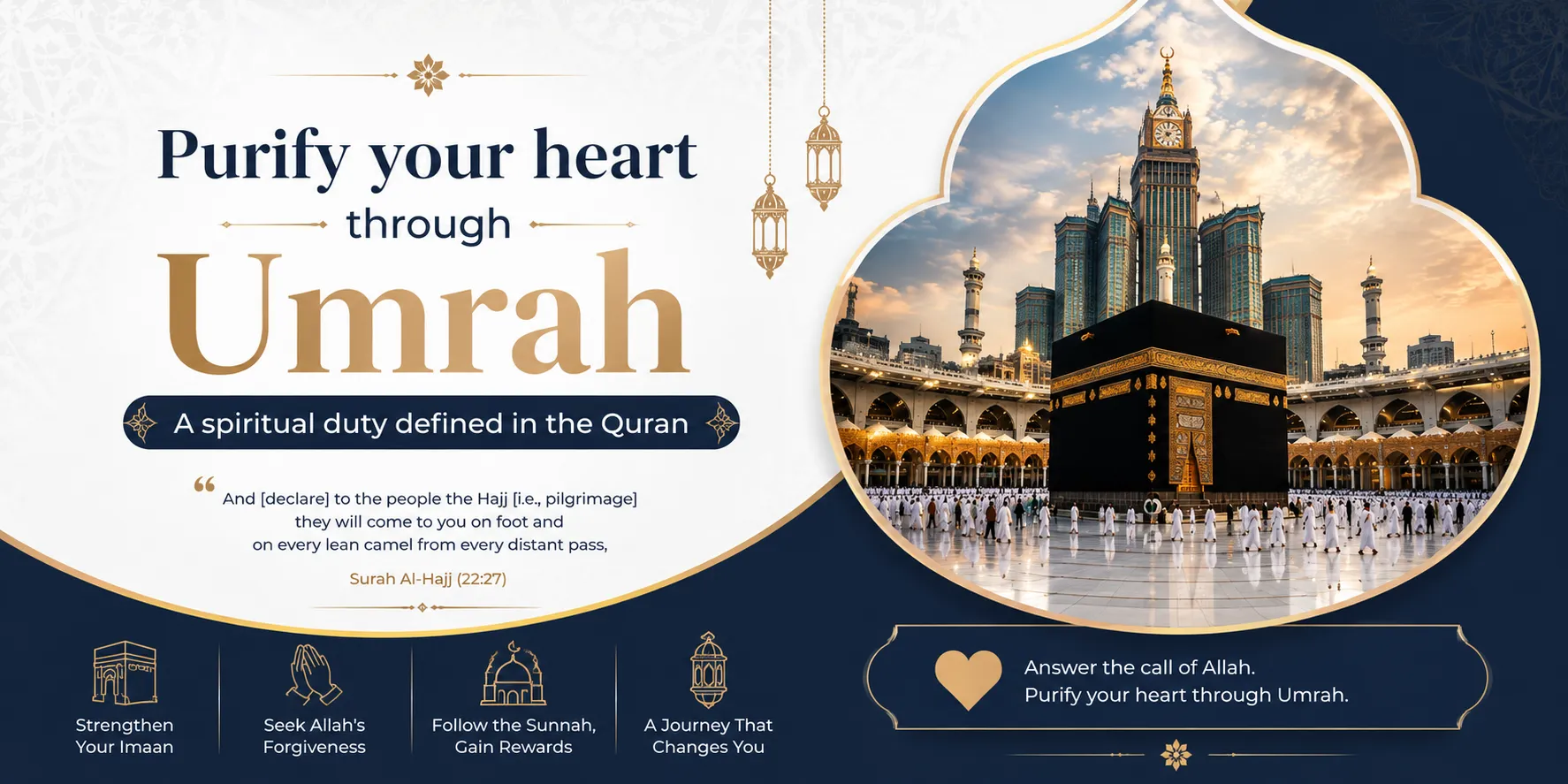Purify your heart through Umrah – A spiritual duty defined in the Quran