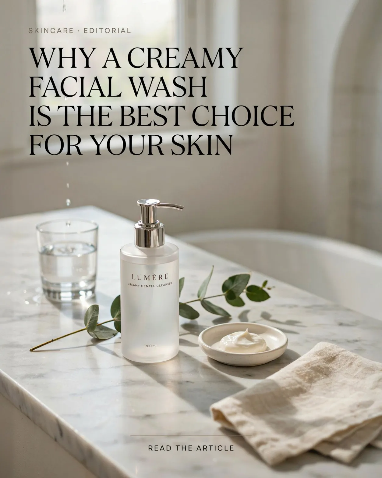 Why a Creamy Facial Wash Is the Best Choice for Your Skin.?