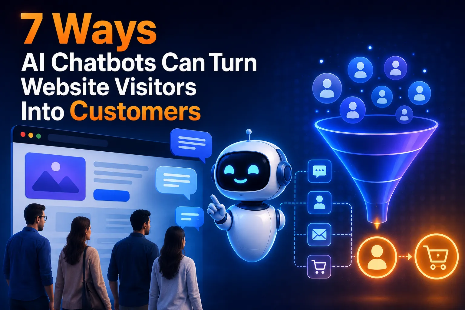7 Ways AI Chatbots Can Turn Website Visitors Into Customers