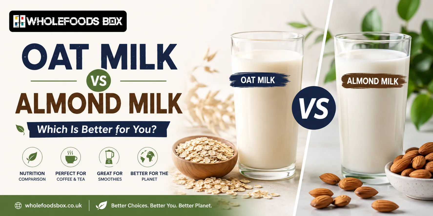Oat Milk vs Almond Milk: Which Is Better for You?
