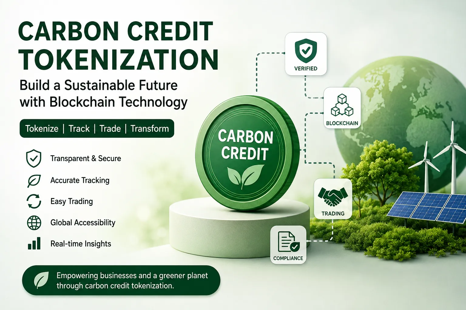 Carbon Credit Tokenization Development Company: Transforming Carbon Markets with Blockchain