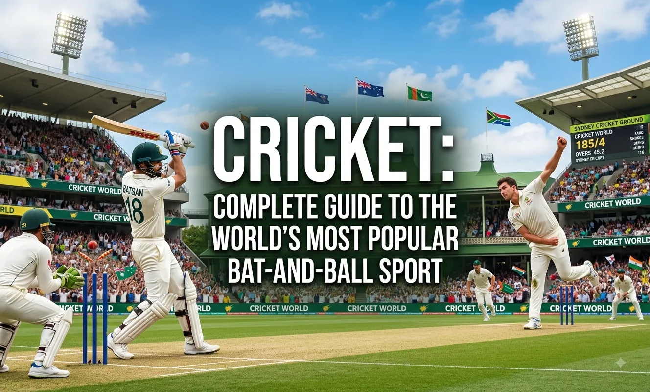 Cricket: Complete Guide to the World’s Most Popular Bat-and-Ball Sport