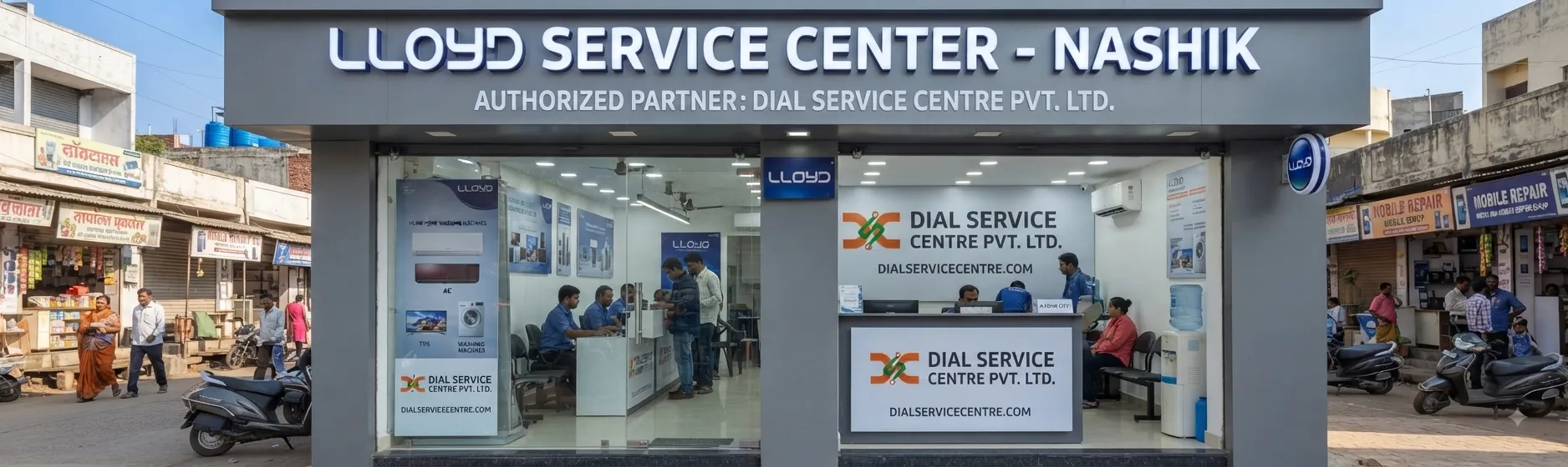 Can Lloyd Service Center in Nashik solve notification and vibration issues?