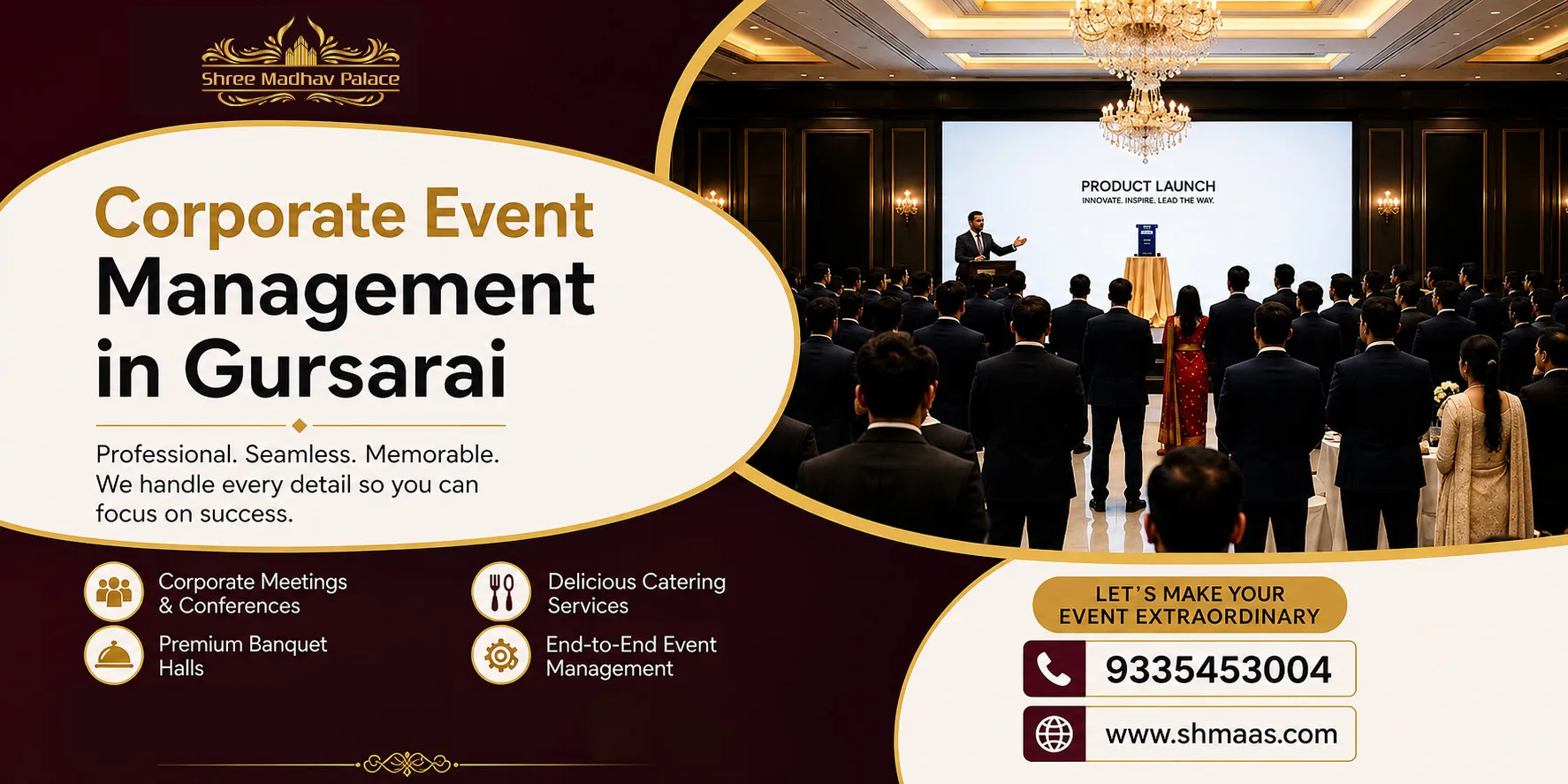 Corporate Event Management in Gursarai at Shree Madhav Palace