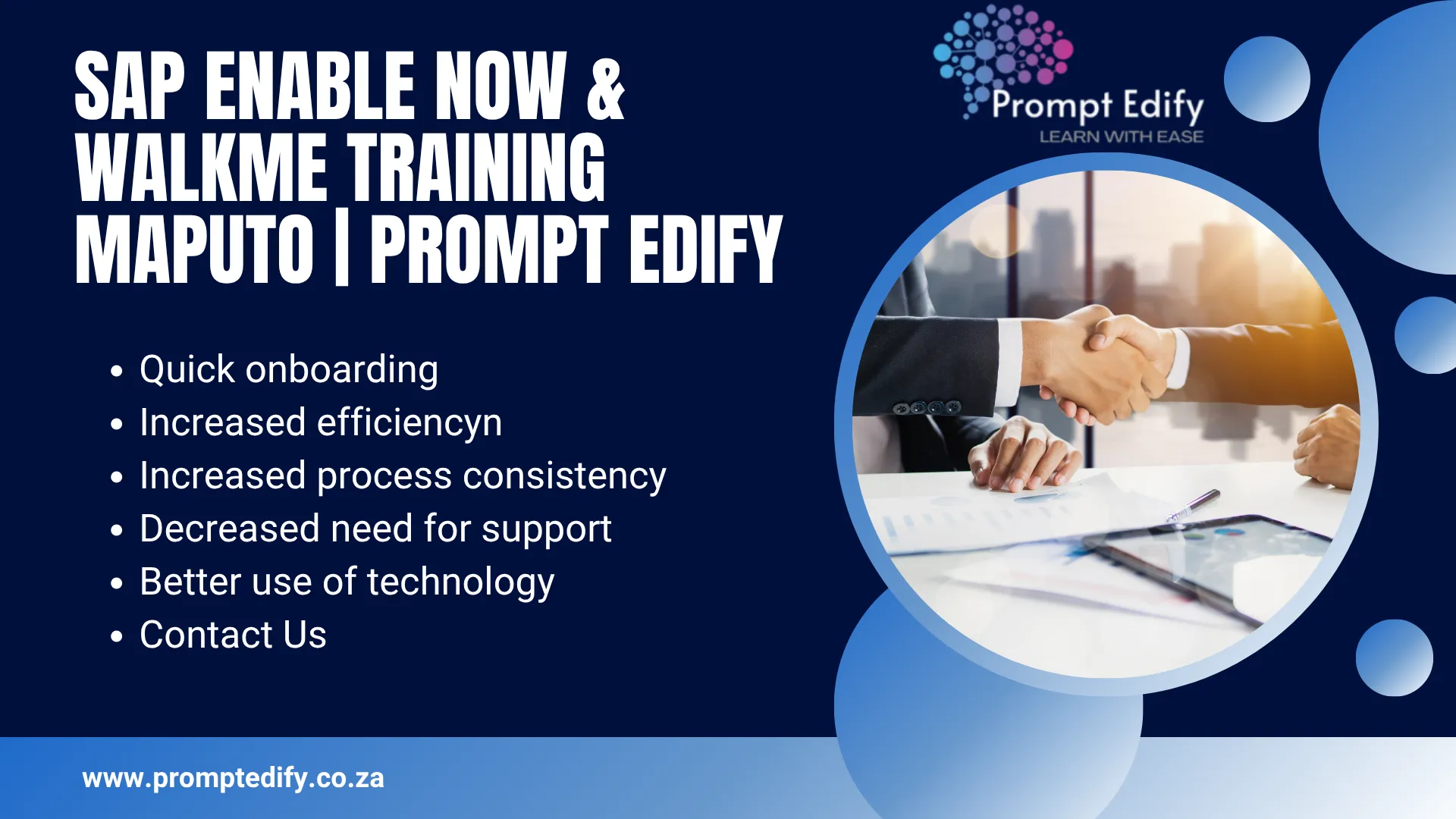 SAP Enable Now & WalkMe Training Maputo | Prompt Edify