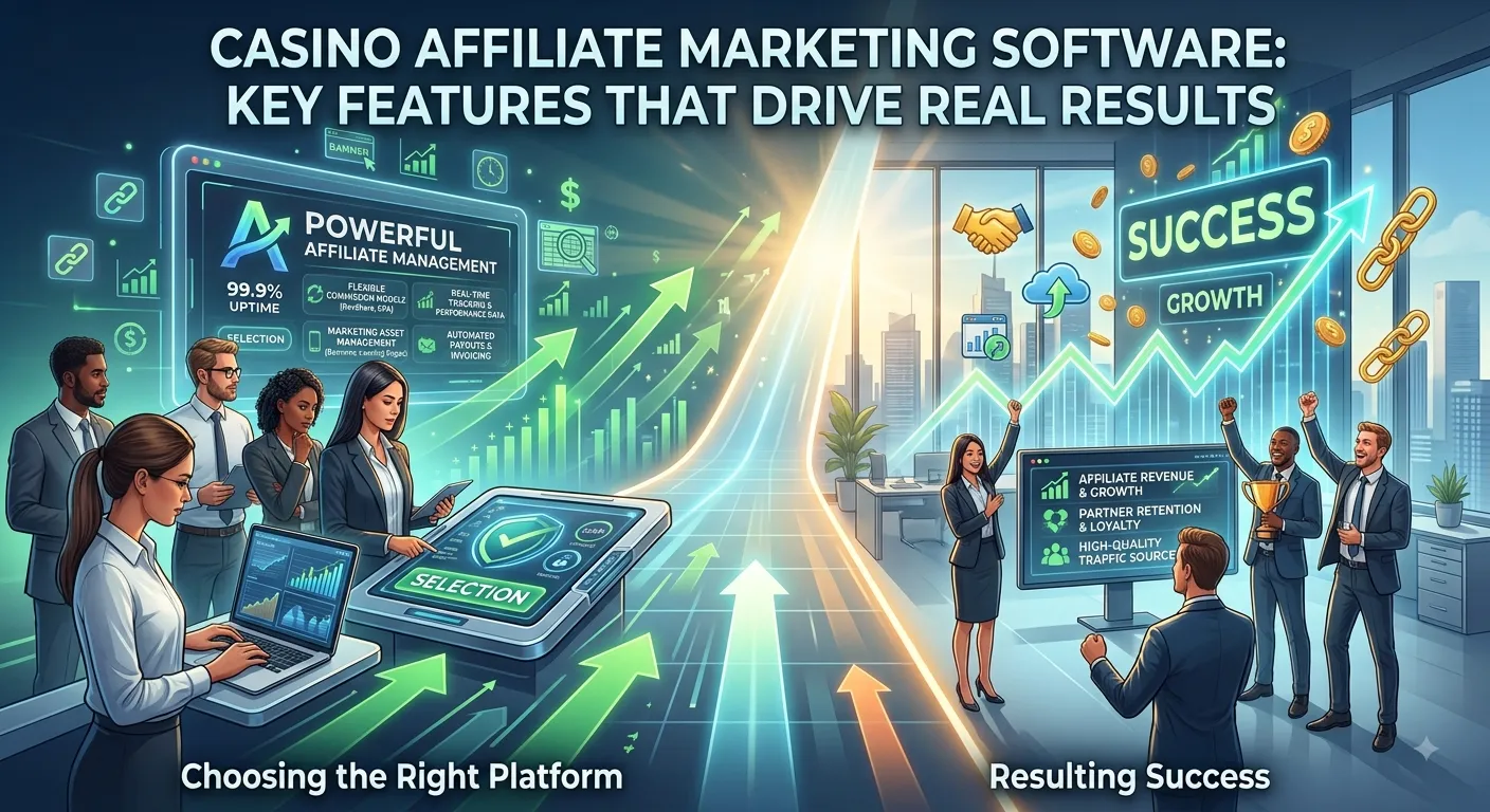 Casino Affiliate Marketing Software: Key Features That Drive Real Results