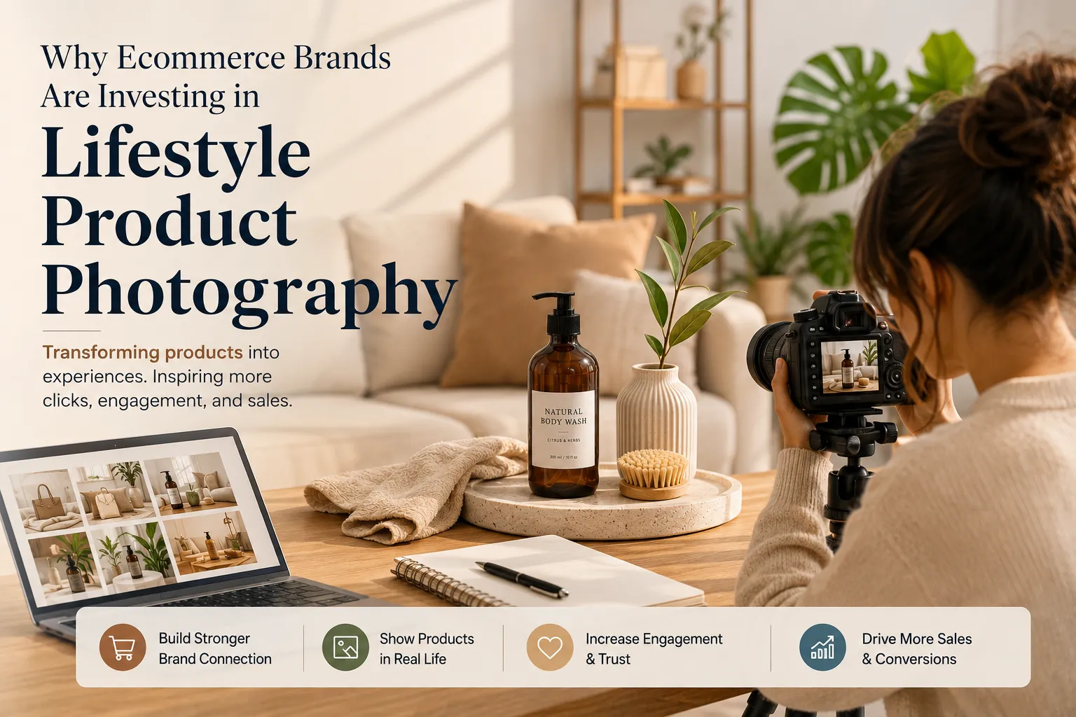 Why Ecommerce Brands Are Investing in Lifestyle Product Photography