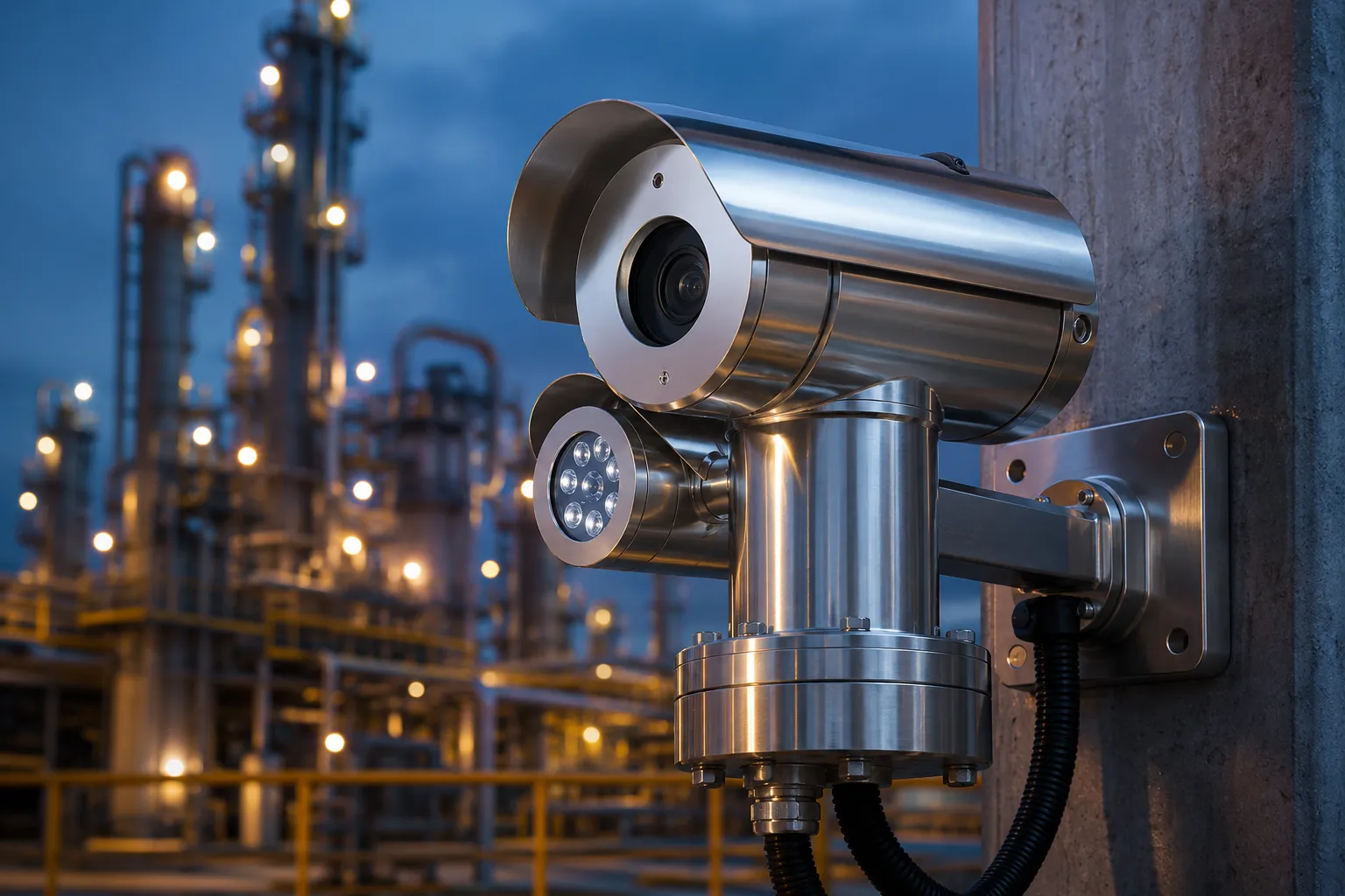 Explosion Proof ATEX PTZ Camera With IR: Saudi Oilfields