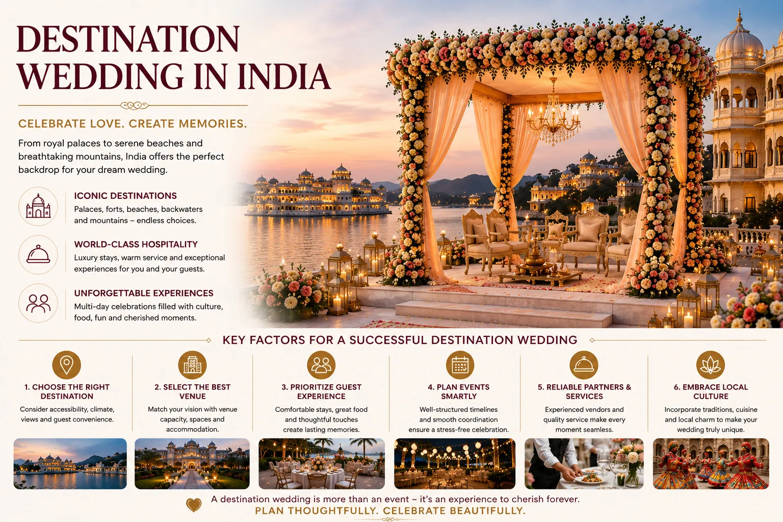 From Royal Palaces to Coastal Resorts: Exploring India’s Destination Wedding Experiences