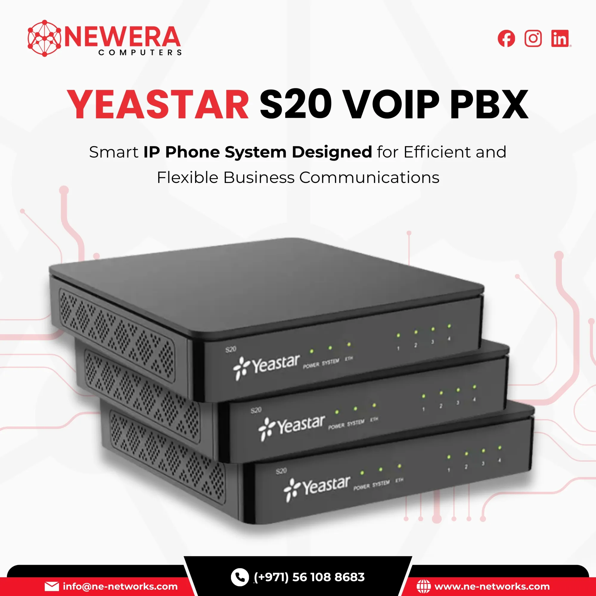 Buy Yeastar S20 VoIP PBX System for Small Business Communication Solutions | Newera Computers
