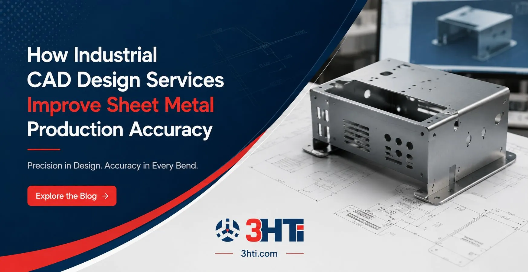 How Industrial CAD Design Services Improve Sheet Metal Production Accuracy