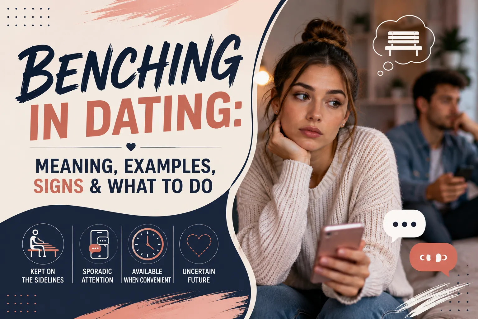 Benching in Dating: Meaning, Examples, Signs & What to Do