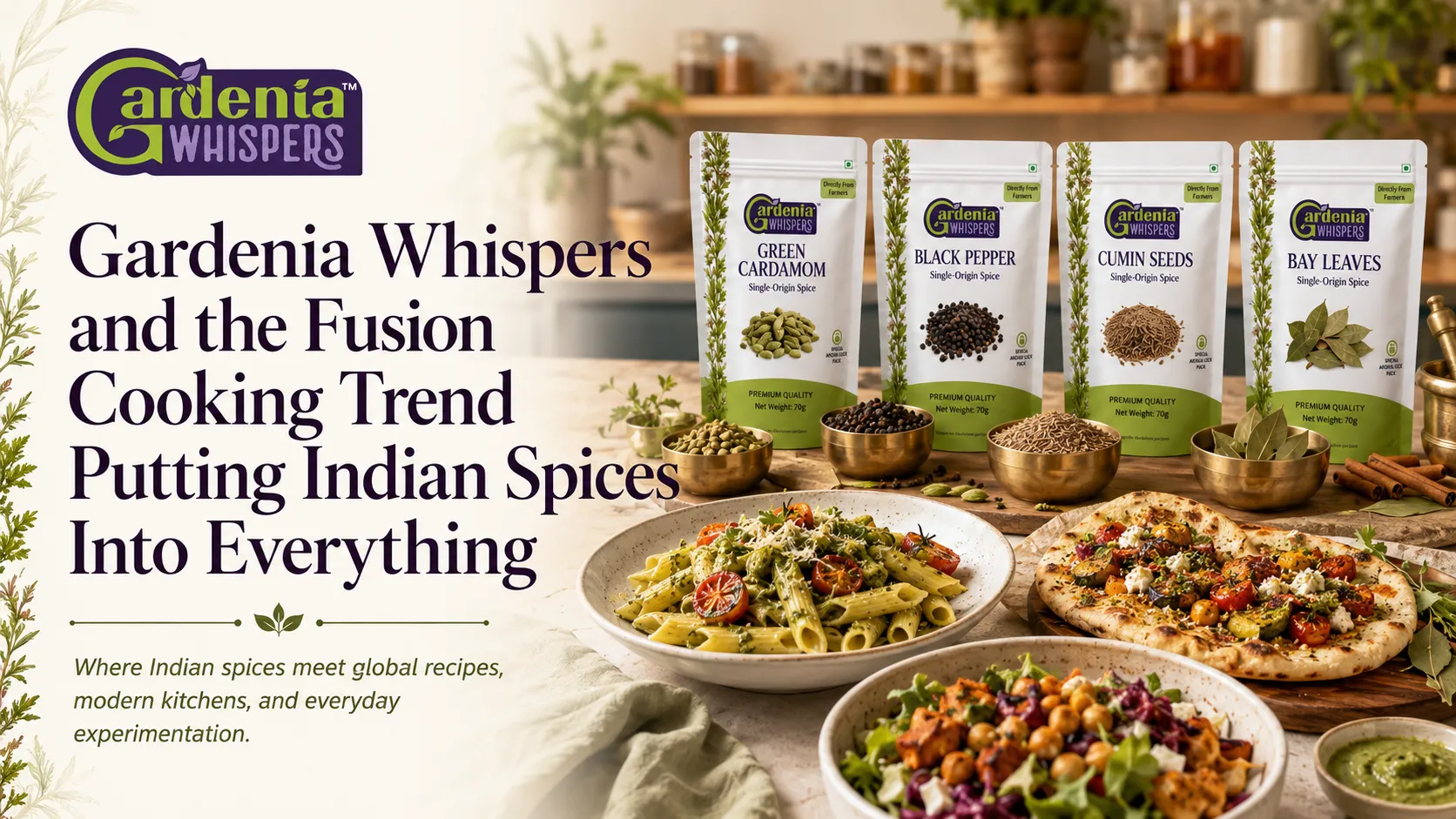 Gardenia Whispers and the Fusion Cooking Trend Putting Indian Spices Into Everything