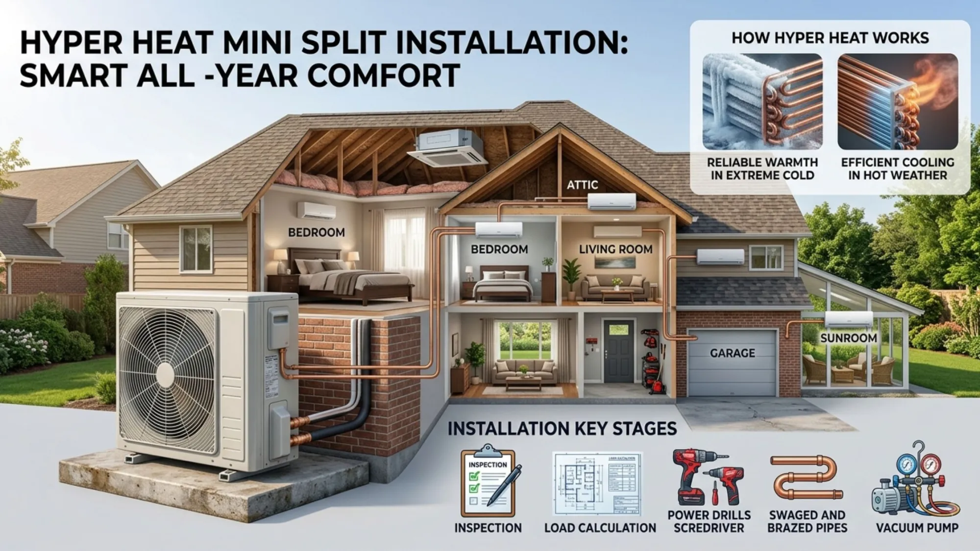 Hyper Heat Mini Split Installation: A Smarter Way to Stay Comfortable Year-Round