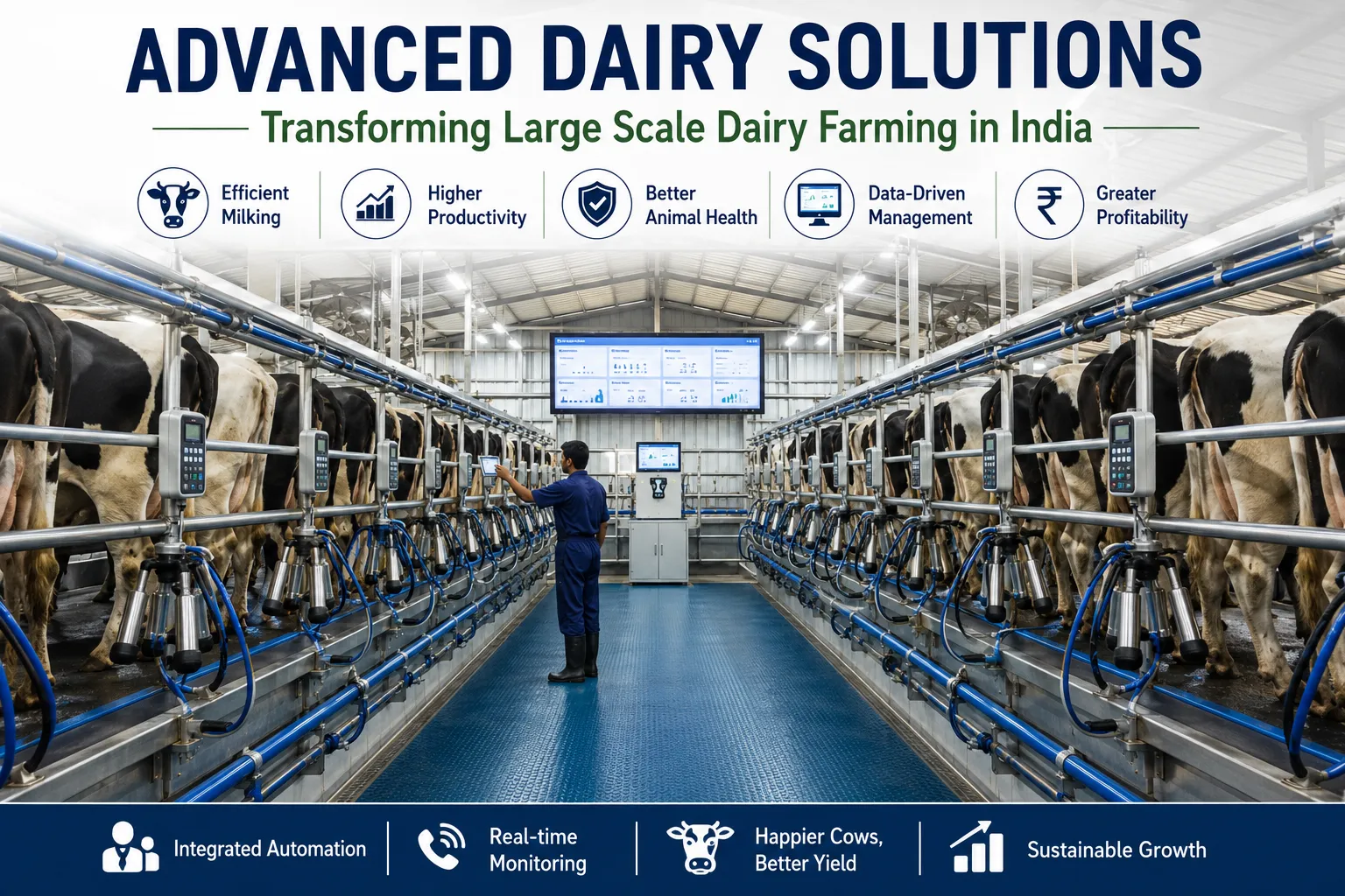 How Advanced Dairy Solutions Are Transforming Large Scale Dairy Farming in India