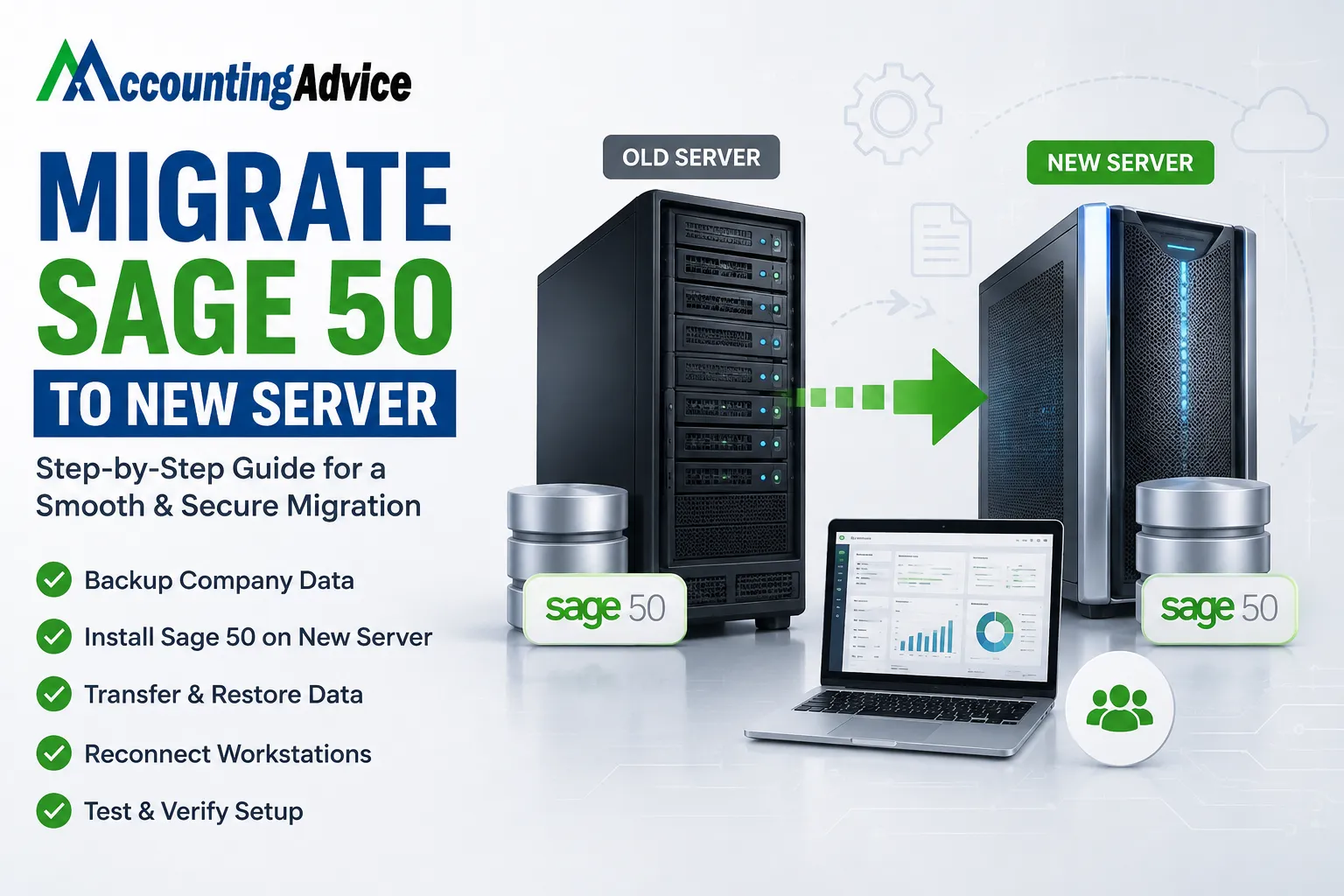 Migrate Sage 50 to New Server: A Complete Guide