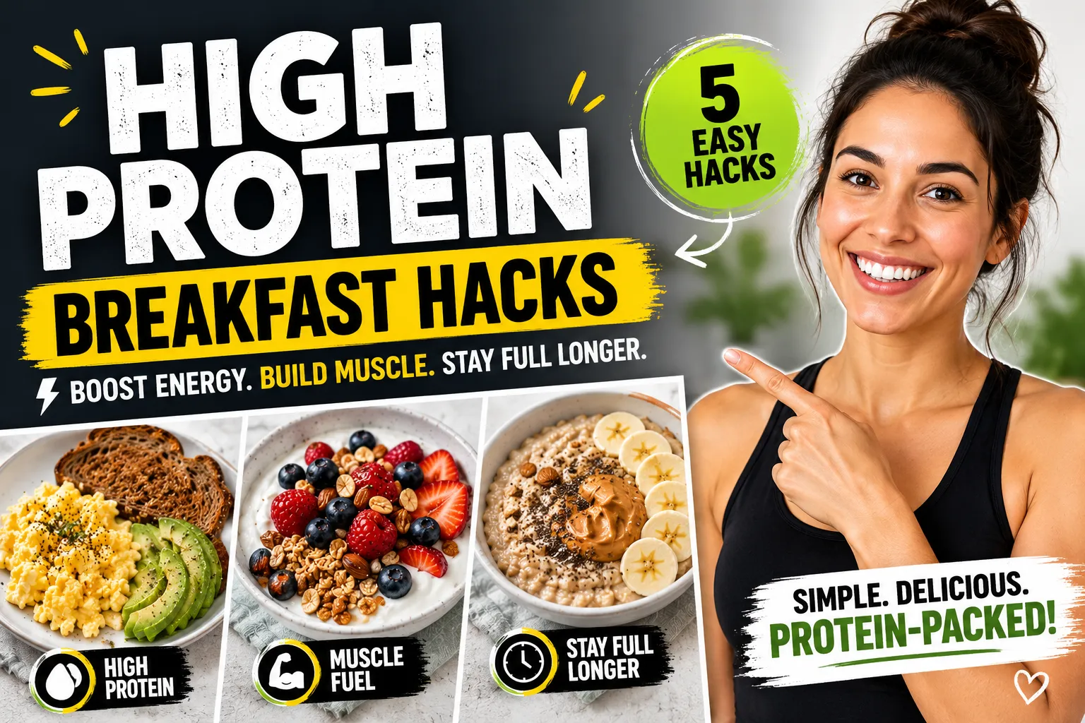 How to Create a High-Protein Breakfast in 5 Easy Steps