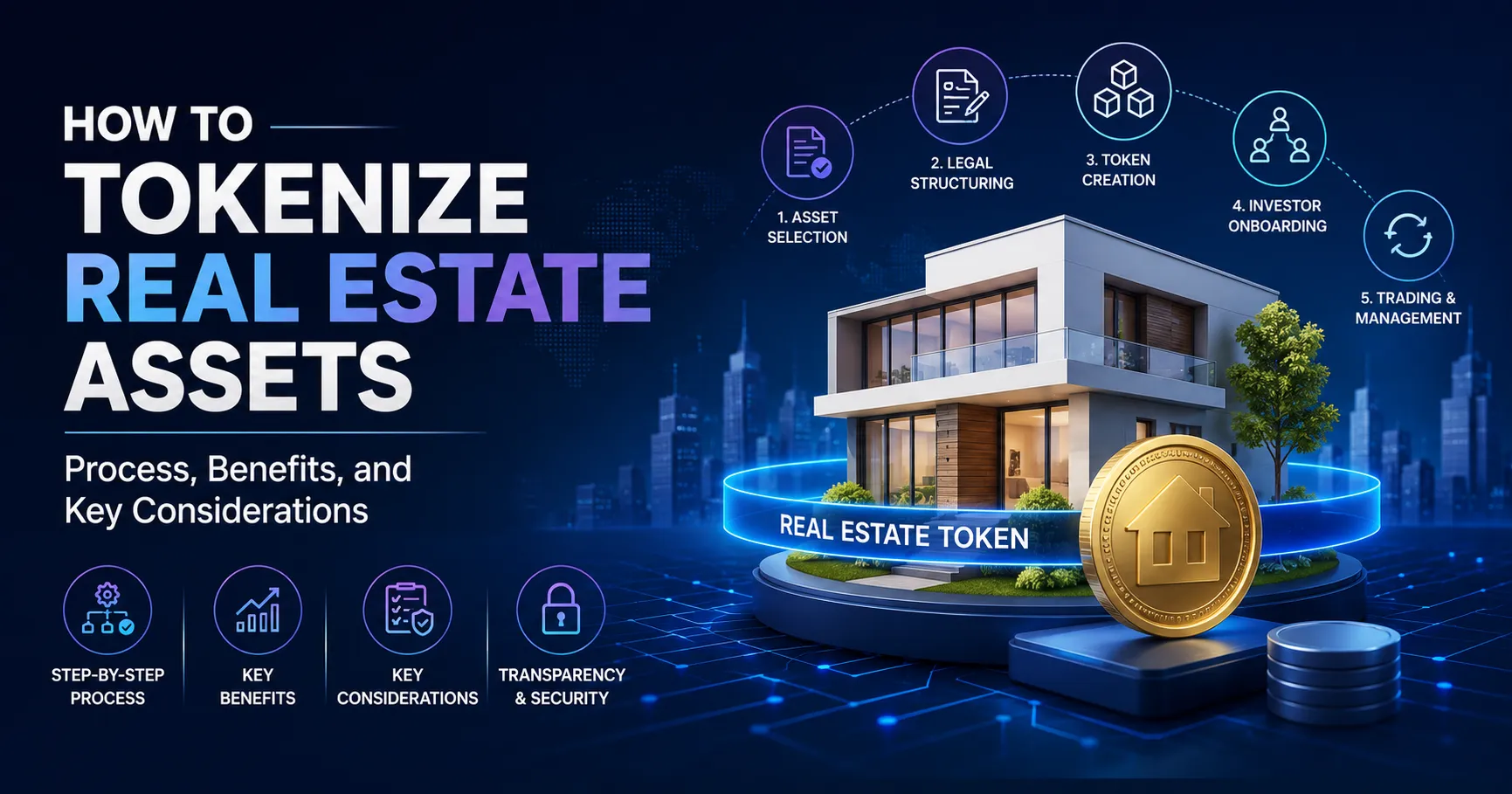 How to Tokenize Real Estate Assets: Process, Benefits, and Key Considerations