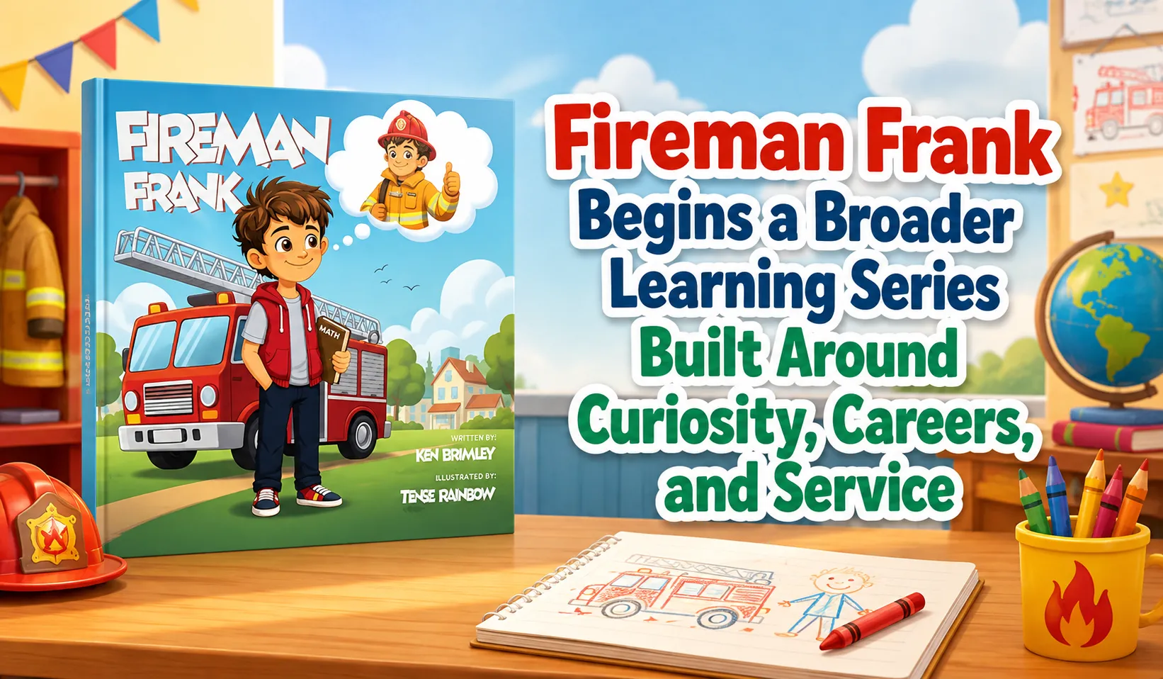 Fireman Frank Begins a Broader Learning Series Built Around Curiosity, Careers, and Service