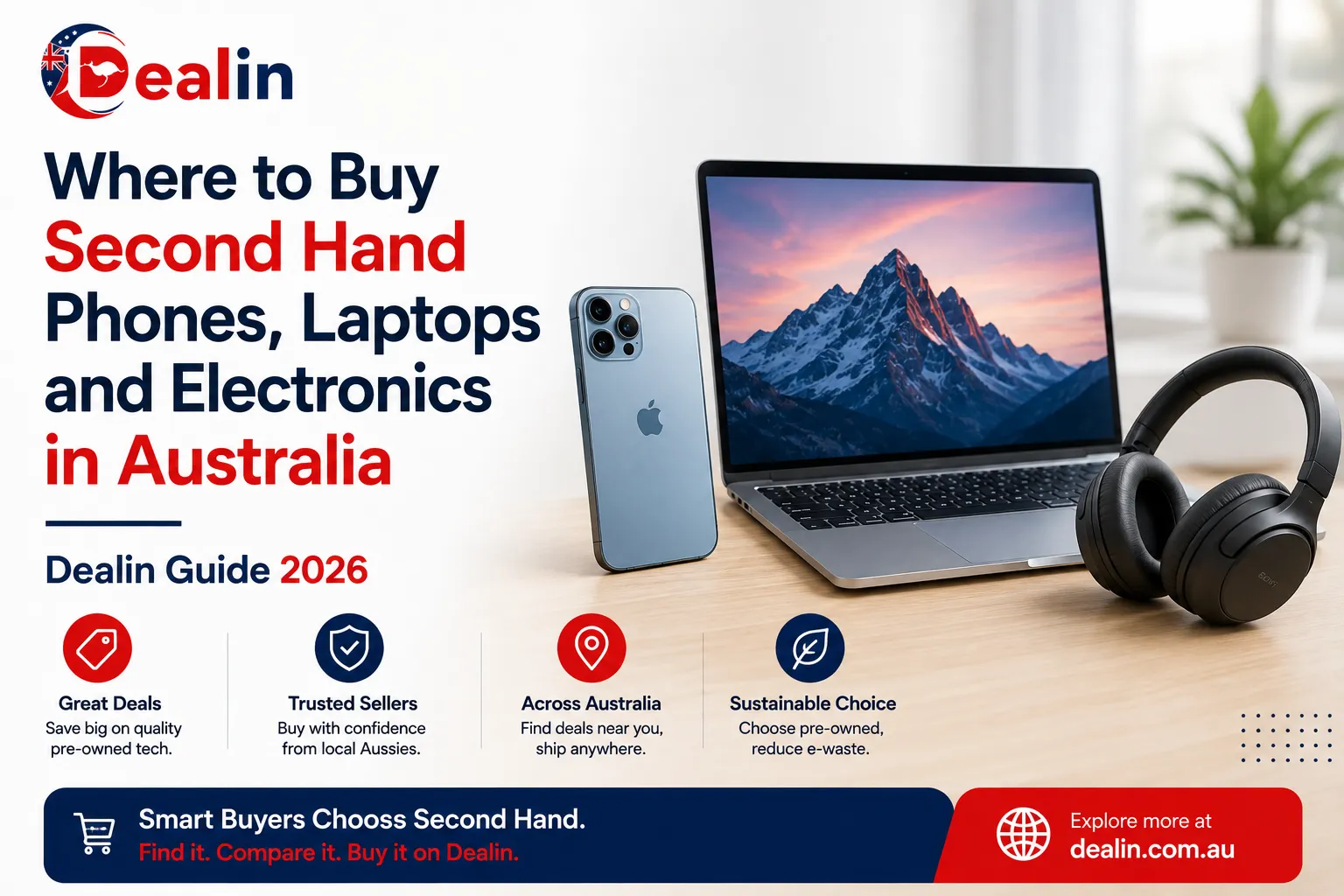 Where to Buy Second Hand Phones, Laptops and Electronics in Australia — Dealin Guide 2026